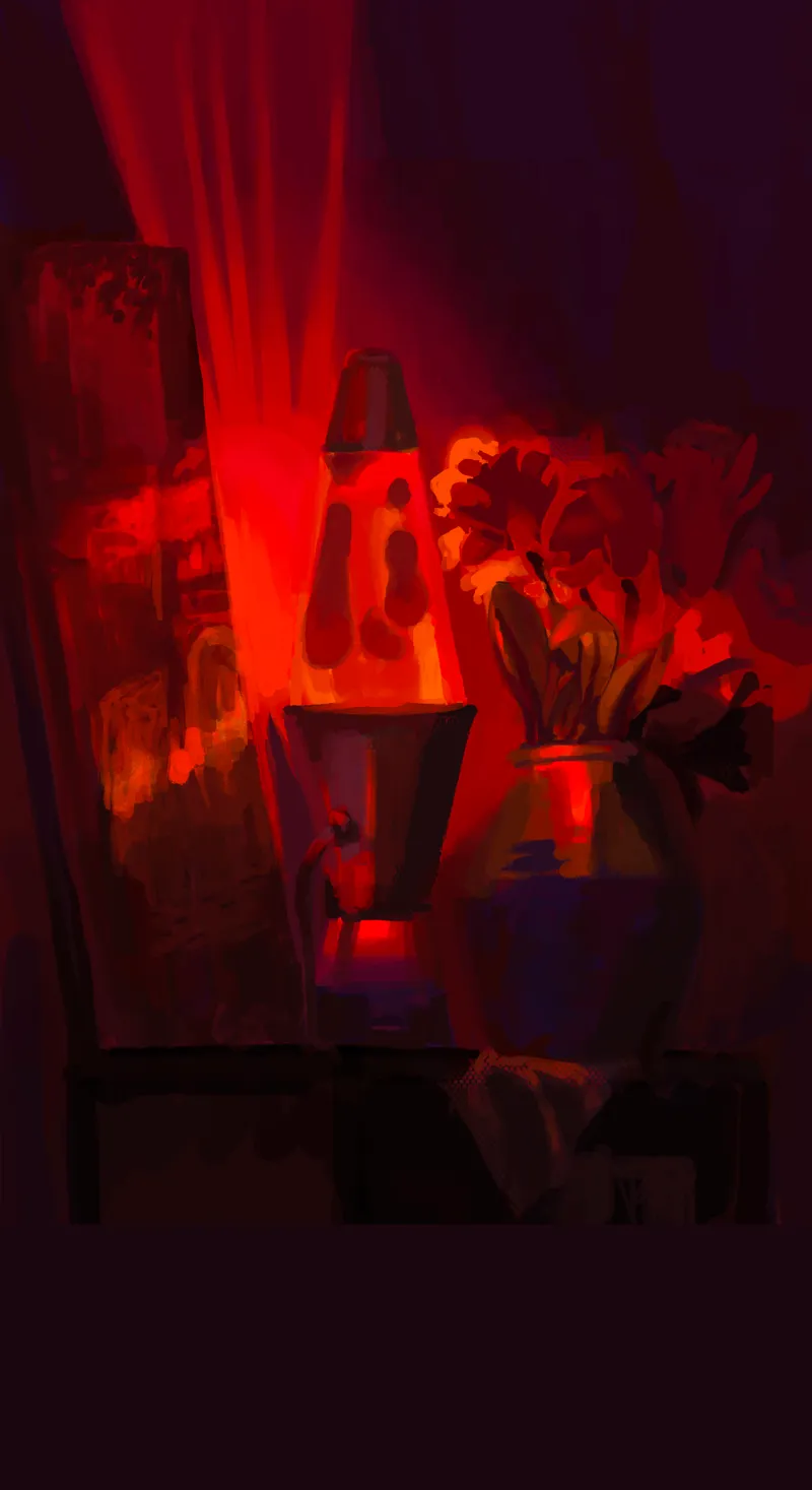 Lava Lamp painting